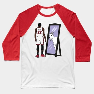 Jimmy Butler Mirror GOAT Baseball T-Shirt